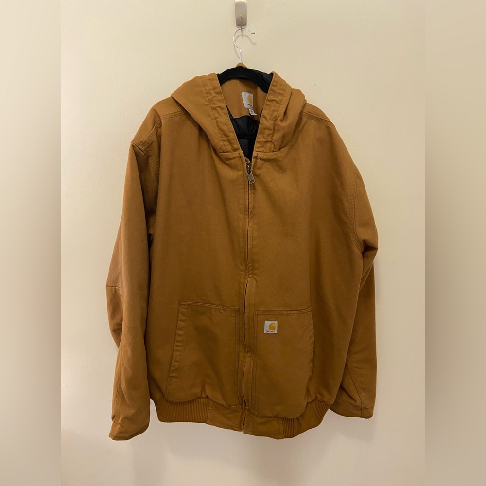 Big and Tall Carhartt Hooded Jacket Thermal Lined 4XL Tall